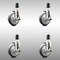 Service Caster 5 Inch 316SS Thermoplastic Rubber Swivel 1-1/2 Inch Stem Caster Set Brake SCC SCC-SS316EX20S514-TPRB-TLB-112-4 - alternate 3